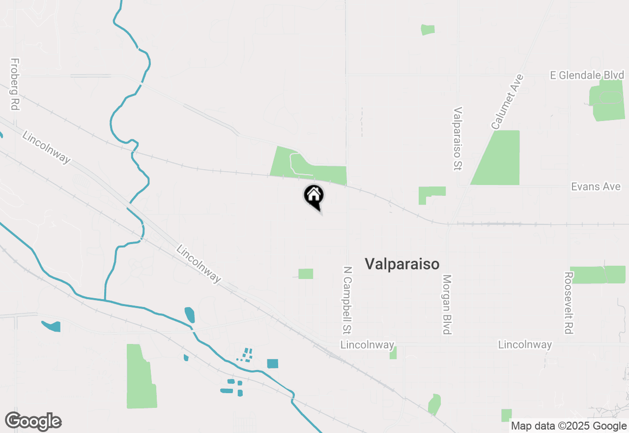 Map of 482 Grove Avenue, Valparaiso, IN 46385