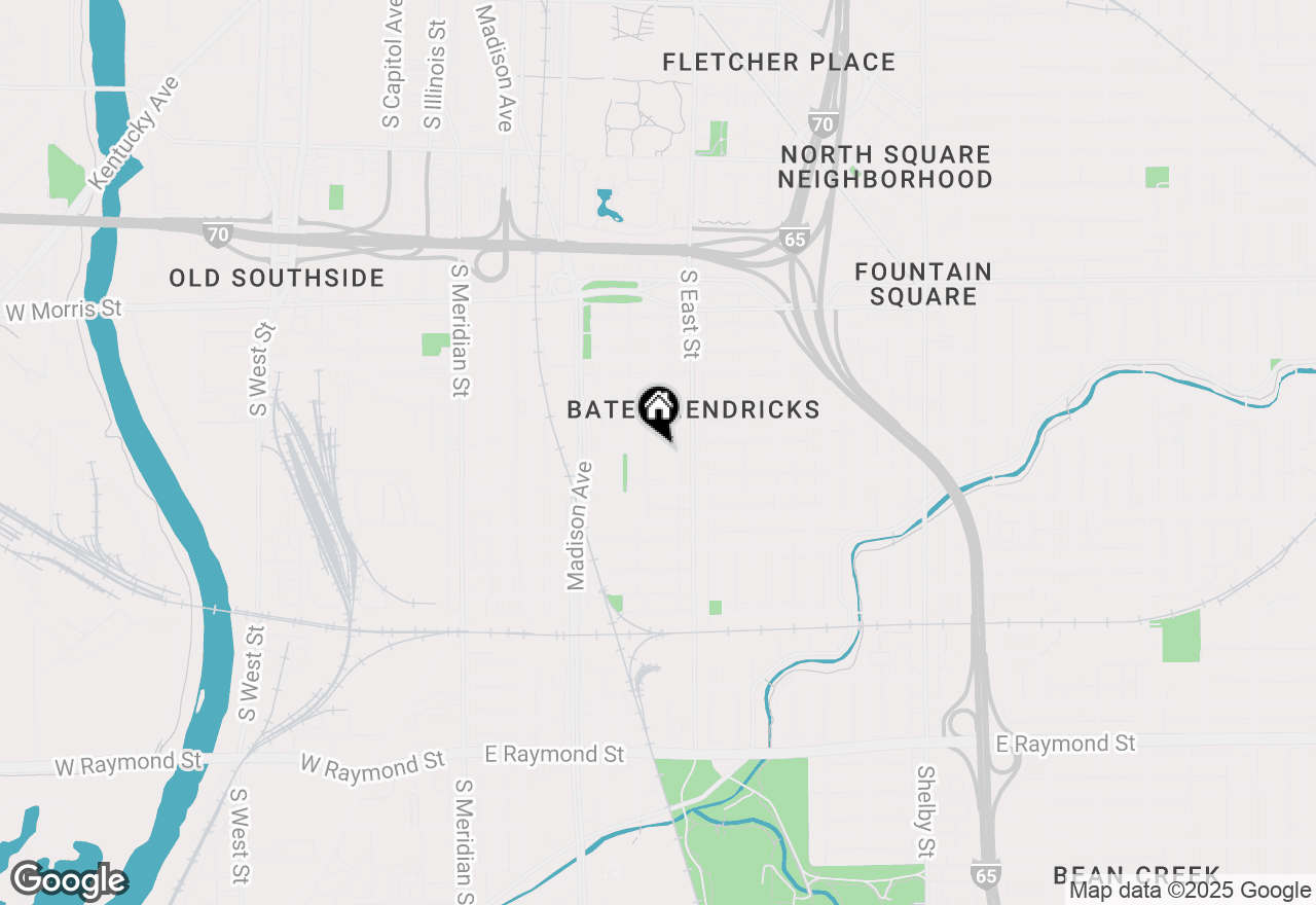 Map of 1506 S New Jersey Street, Indianapolis, IN 46225