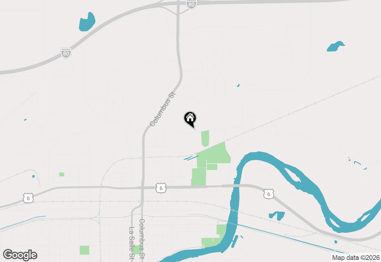 Map of 2100 Fox Chase Drive, Ottawa, IL 61350