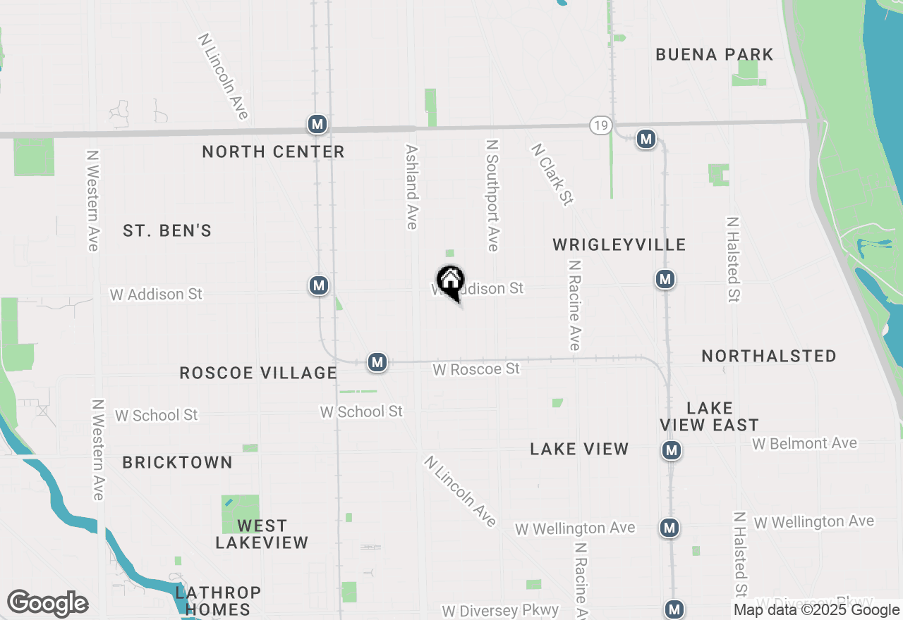 Map of (Address confidential), Chicago, Illinois 60657