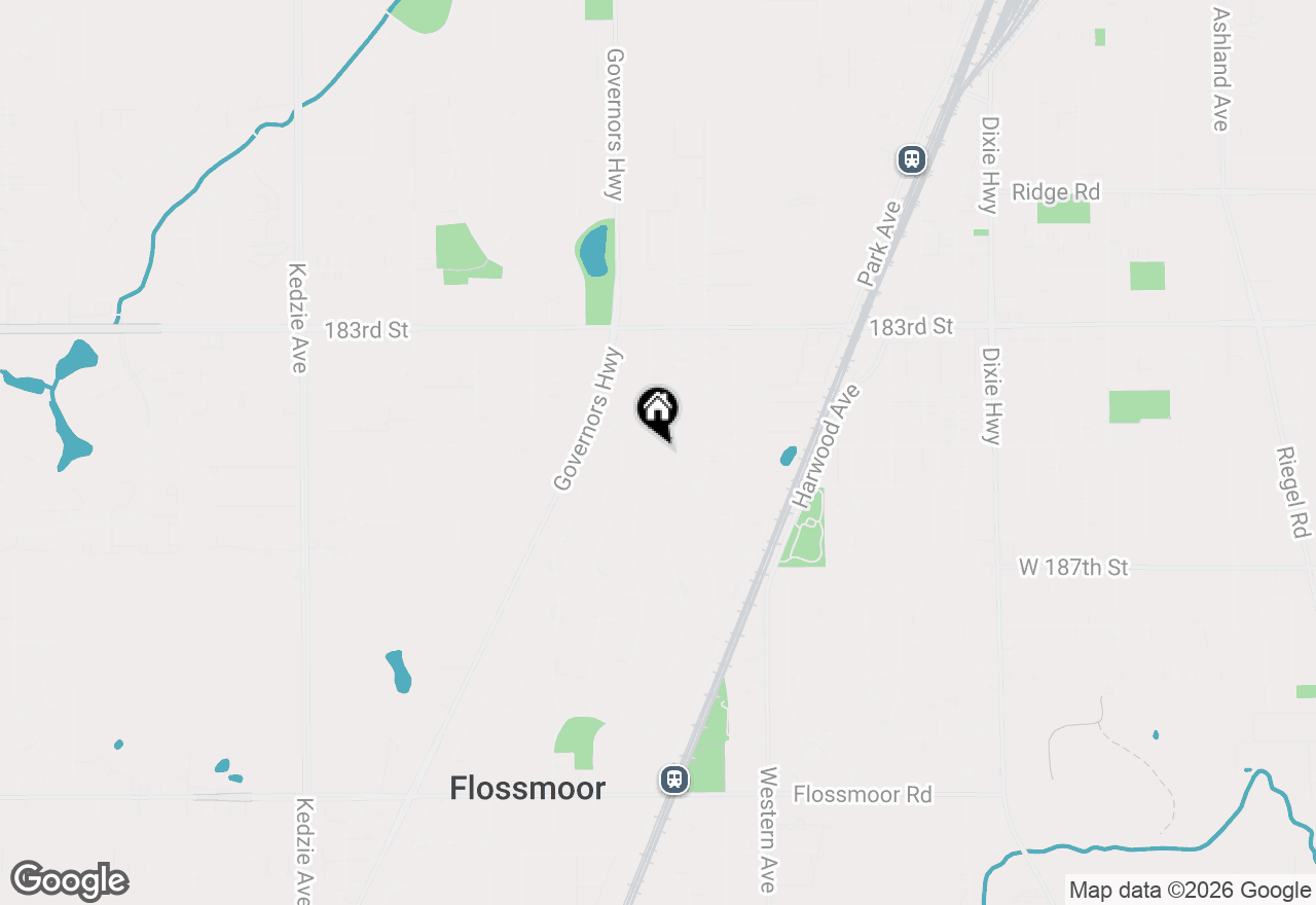 Map of 18511 Argyle Avenue, Homewood, IL 60430