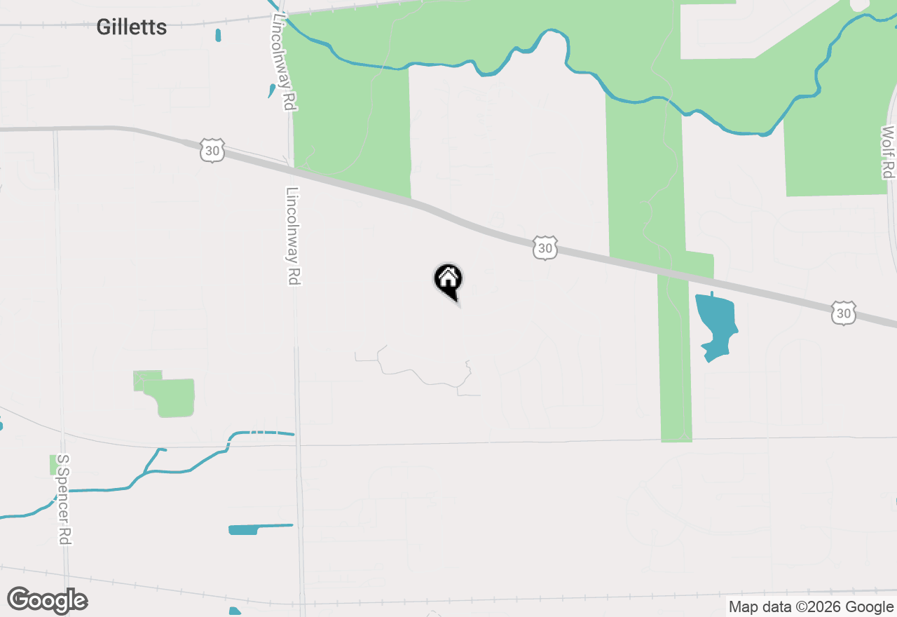 Map of 732 Teal Drive, New Lenox, IL 60451