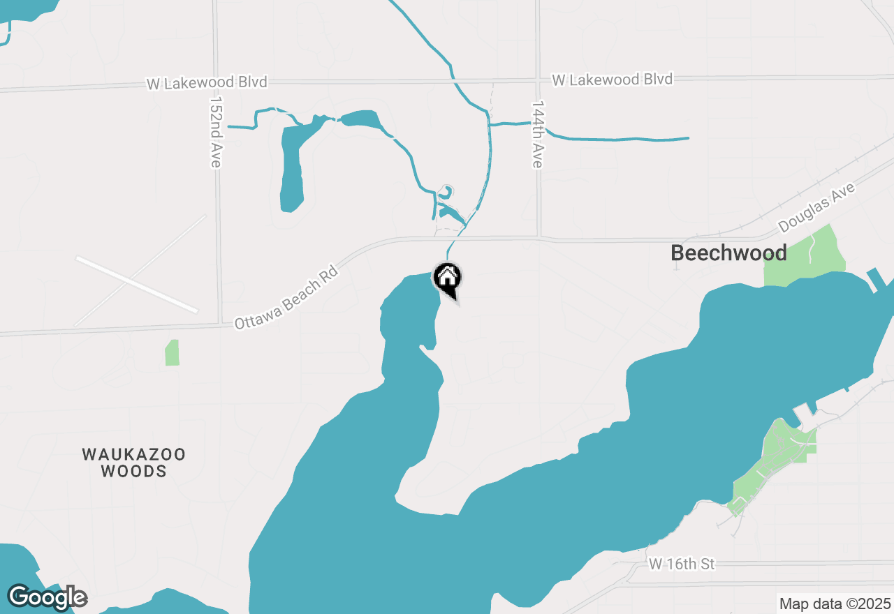 Map of 798 Pine Bay Avenue, Holland, MI 49424