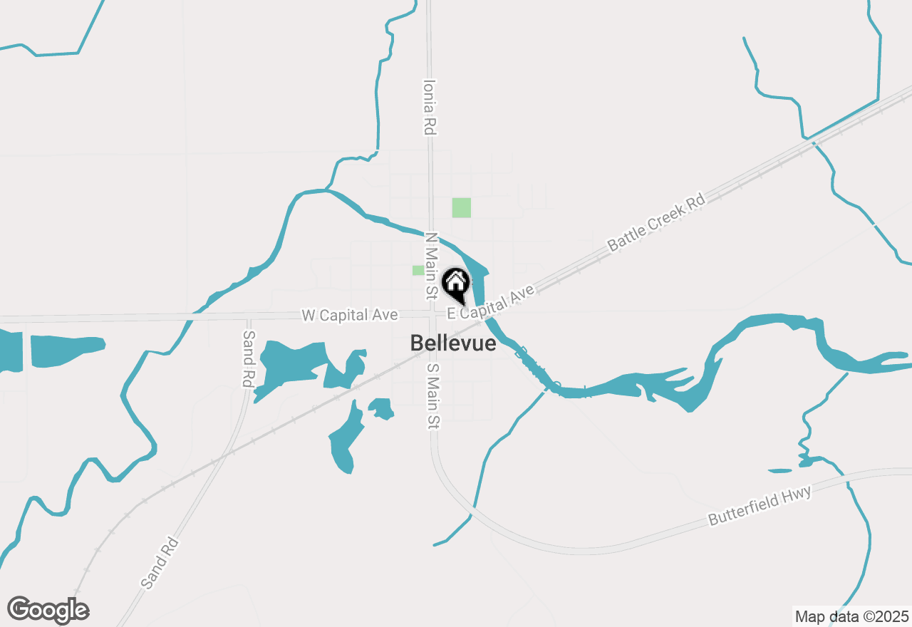 Map of 210 E Capital Avenue, Bellevue, MI 49021
