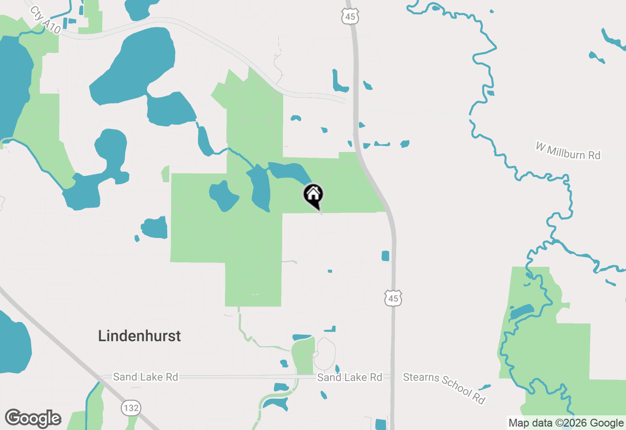 Map of 2890 Trail Crest Lane, Lindenhurst, IL 60046