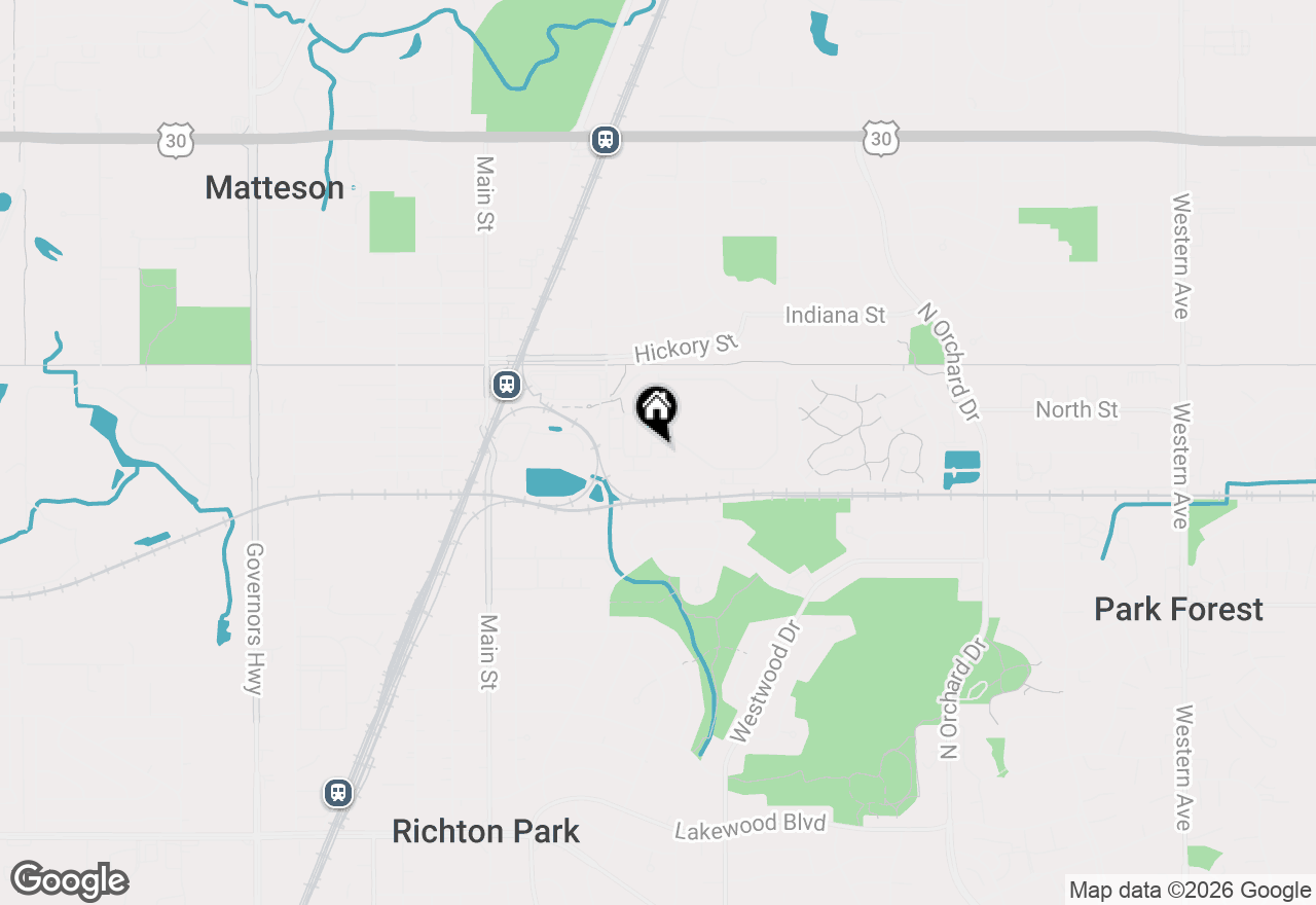 Map of 21602 Dogwood Road #118-4, Matteson, IL 60443