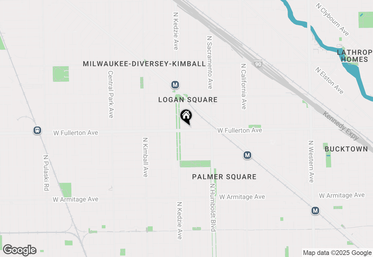 Map of 3134 W Fullerton Avenue #2, Chicago, IL 60647