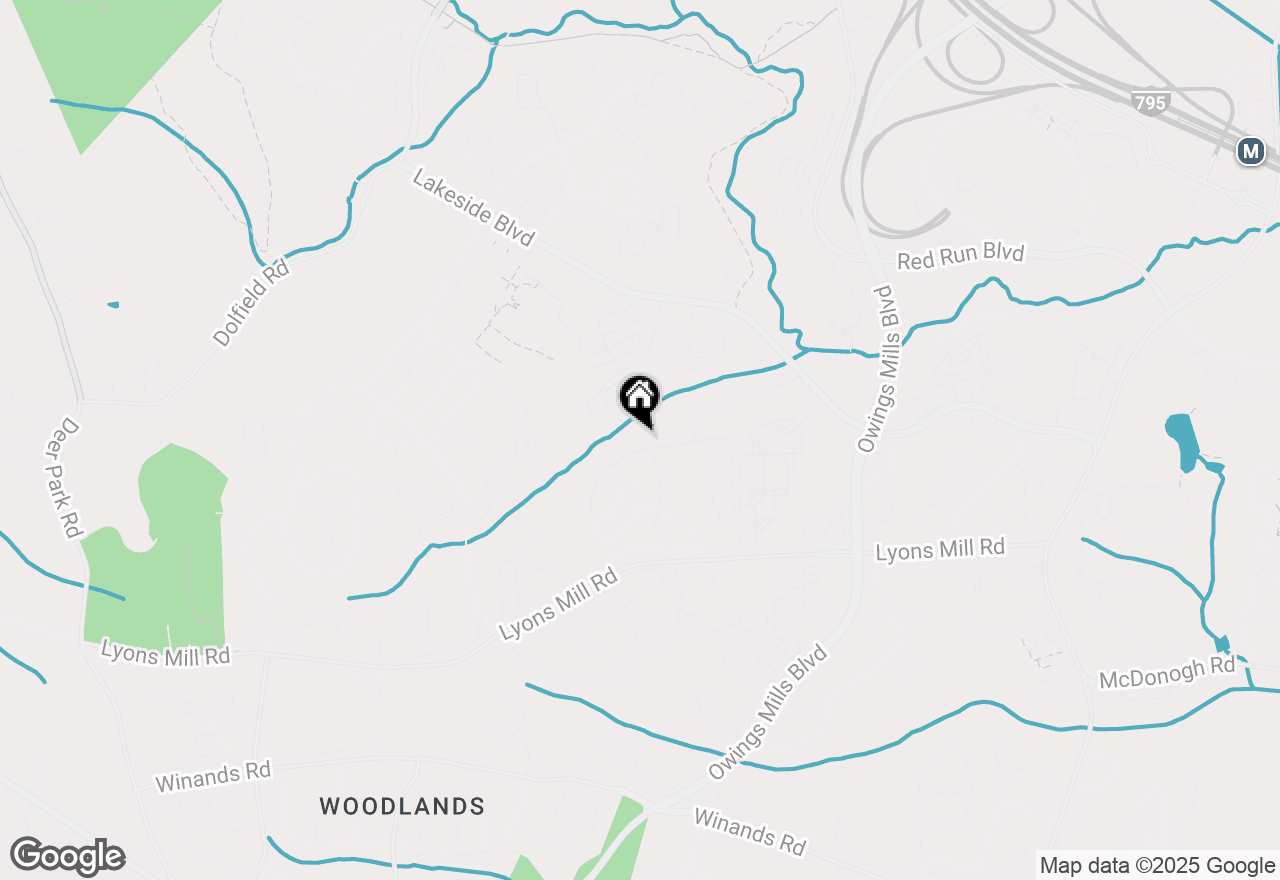 Map of 9510 Coyle Road #409, Owings Mills, MD 21117