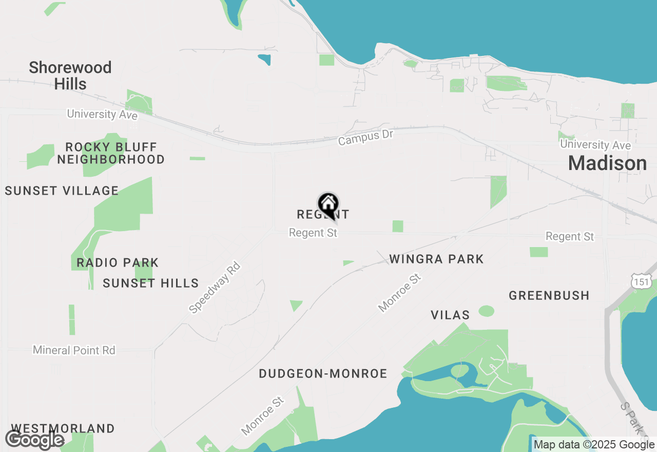 Map of 16 N Allen Street, Madison, WI 53726