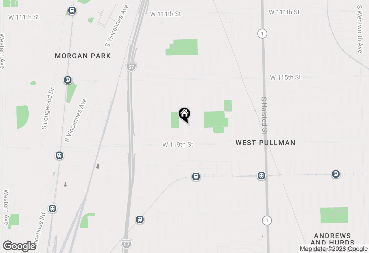 Map of 11755 S Throop Street, Chicago, IL 60643