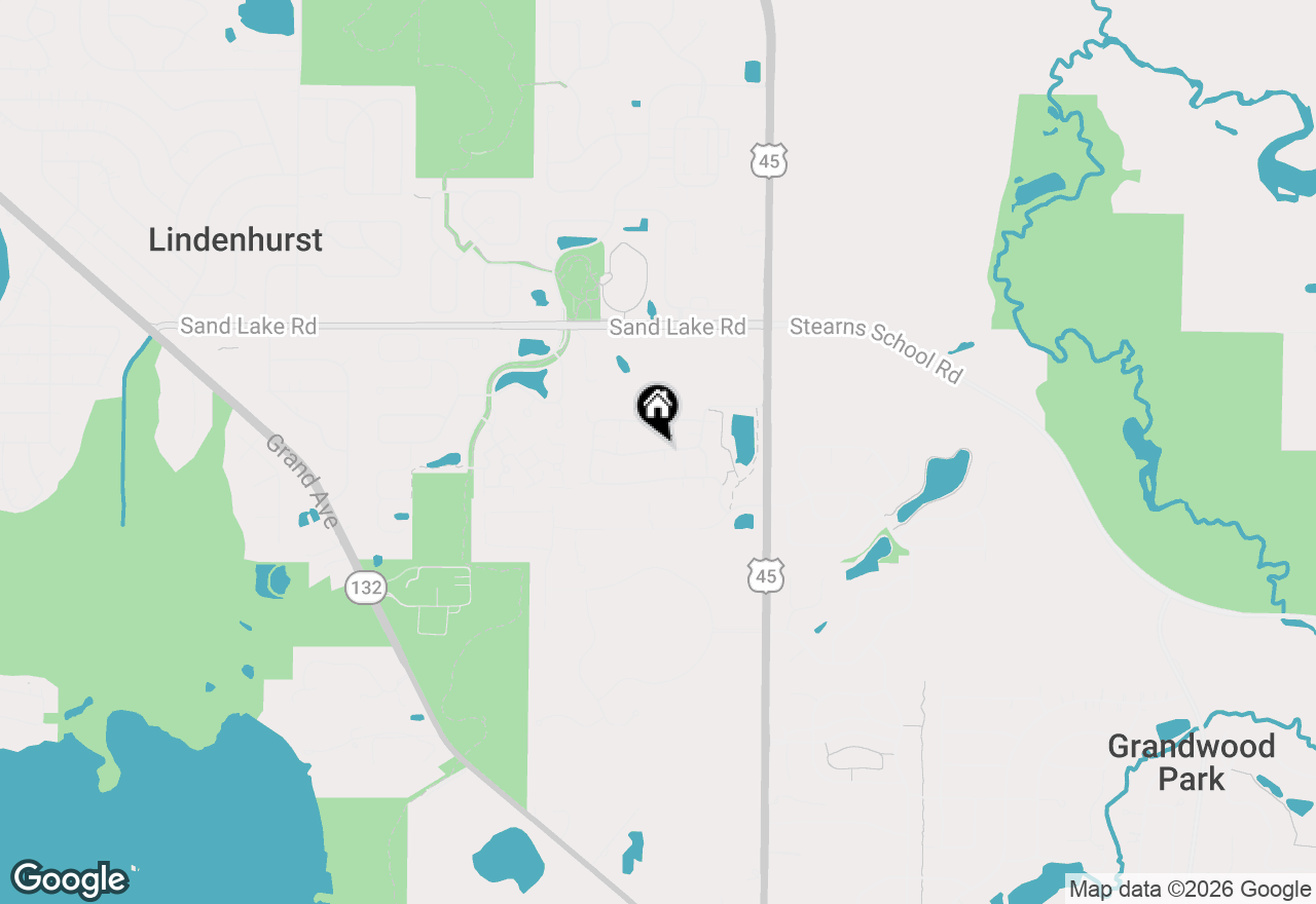 Map of 2904 Falling Waters Drive #2904, Lindenhurst, IL 60046