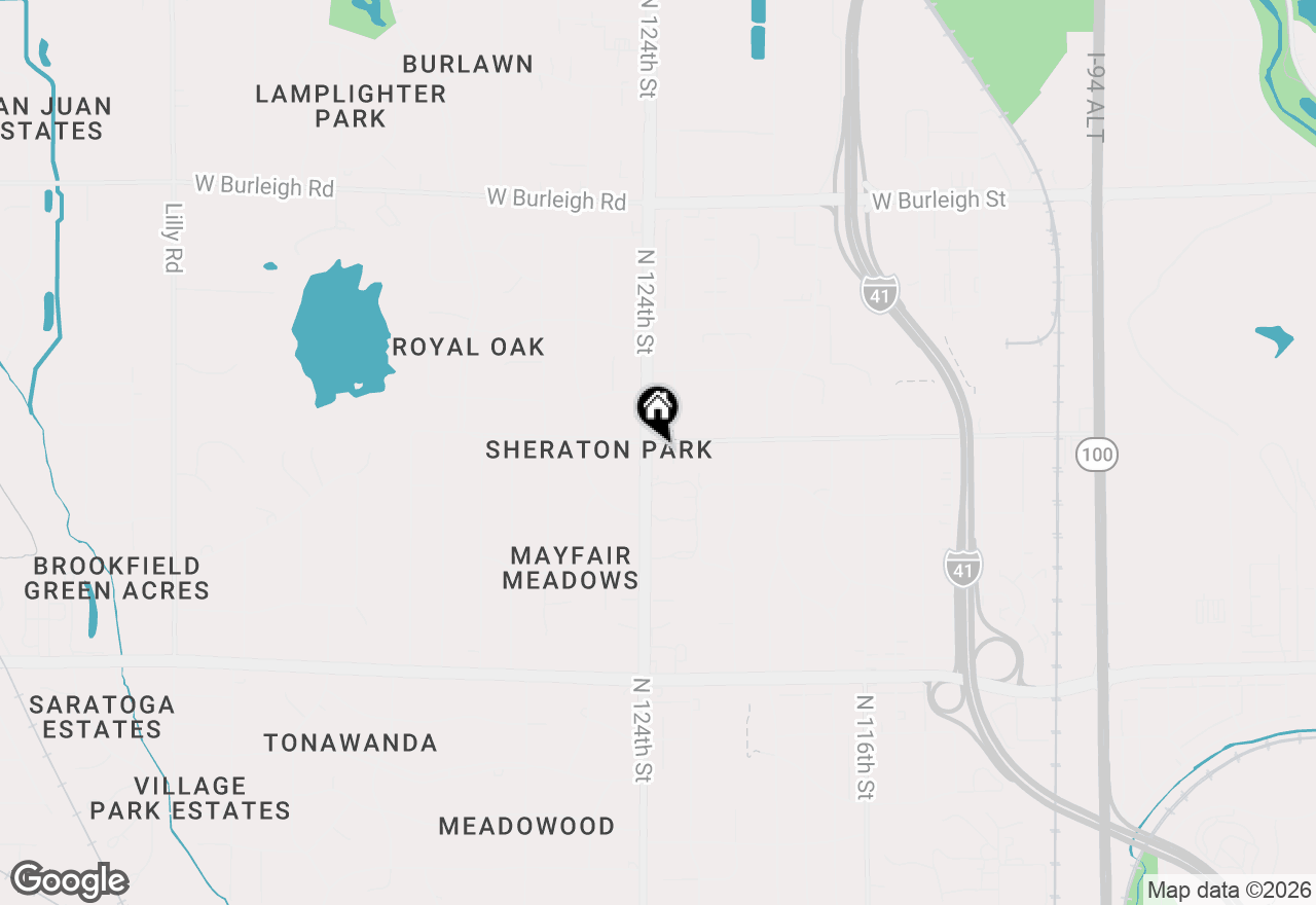 Map of 12303 W Center St #3A, Wauwatosa, WI 53222