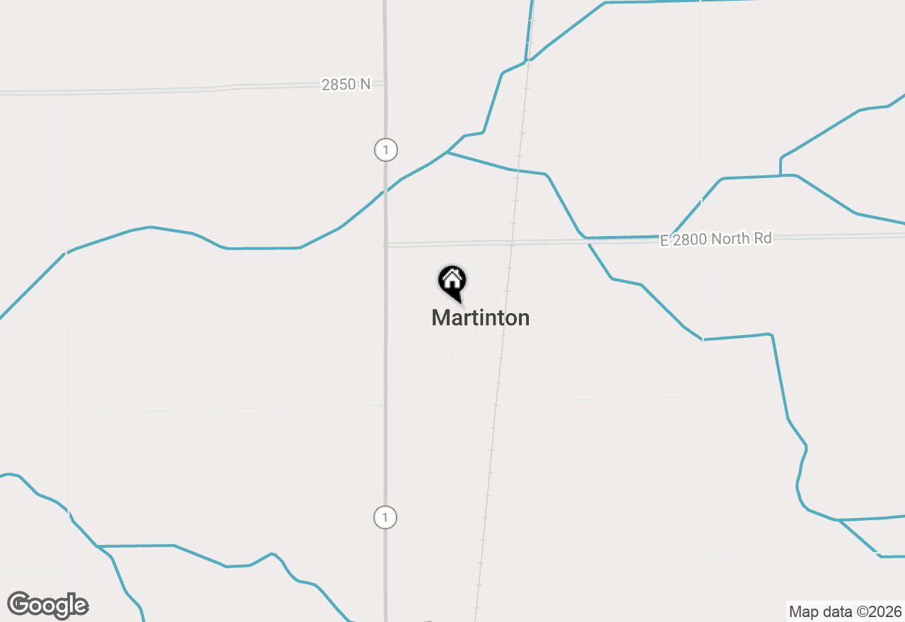Map of 204 W Main Street, Martinton, IL 60951
