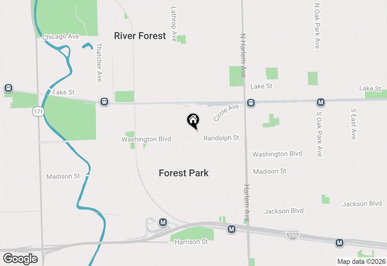 Map of 143 Des Plaines Avenue, Forest Park, IL 60130