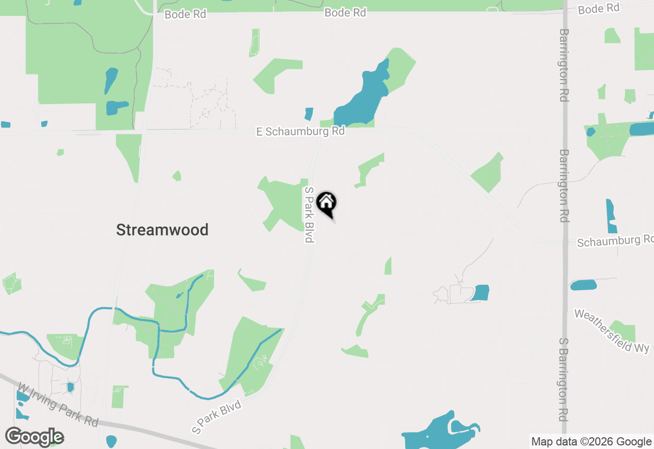 Map of 301 Villa Road, Streamwood, IL 60107