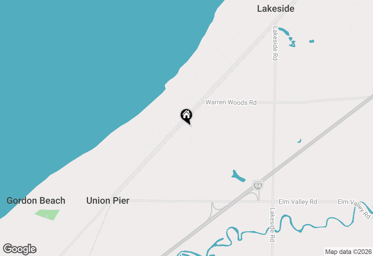 Map of 15678 Locke Road, Union Pier, MI 49129