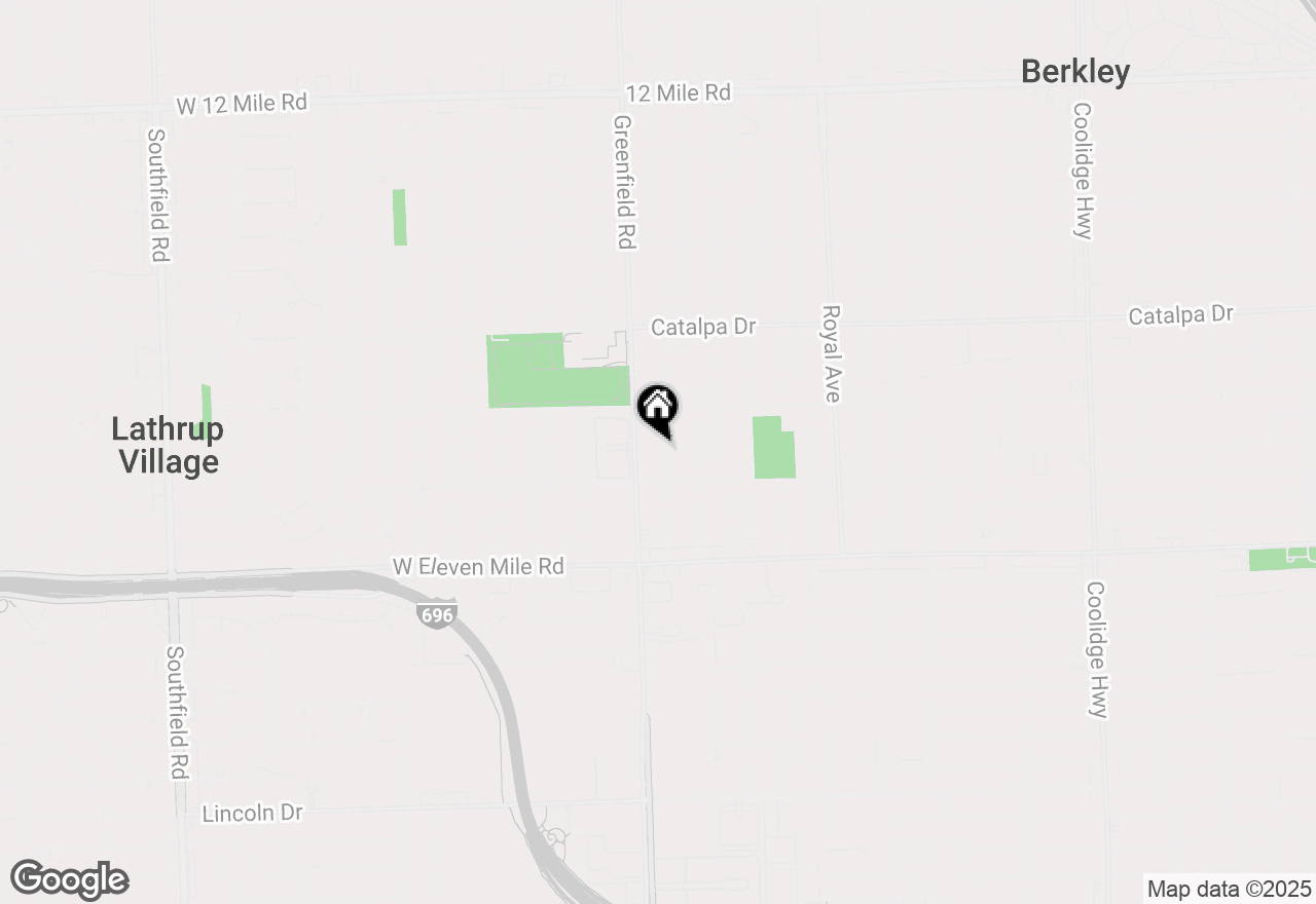 Map of 2111 Ellwood Avenue, Berkley, MI 48072