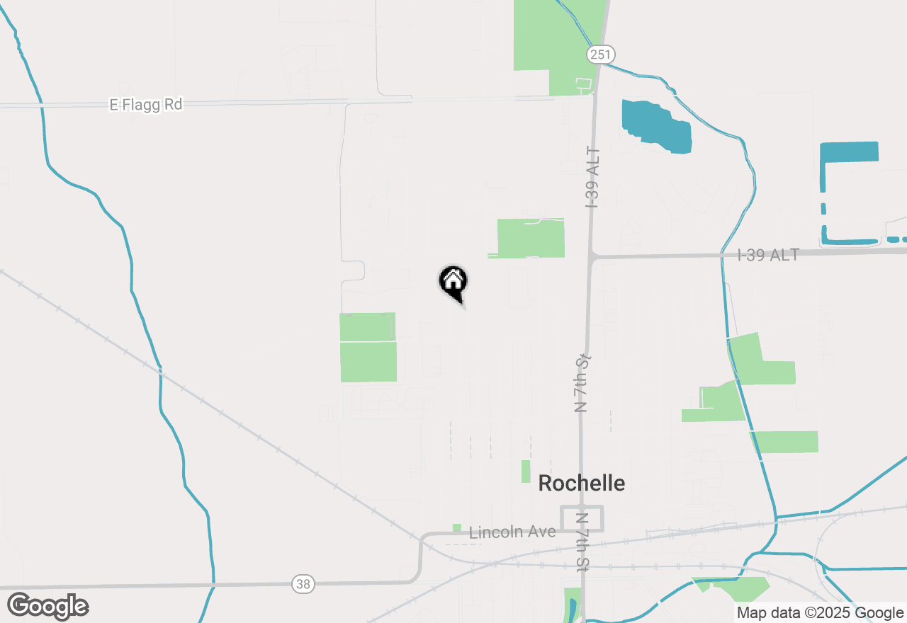 Map of 1176 Westview Drive, Rochelle, IL 61068