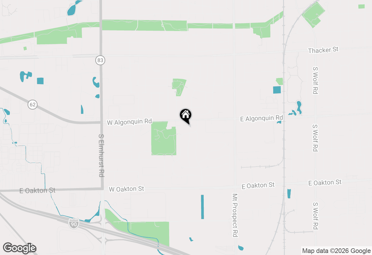 Map of 281 Diamond Head Drive, Des Plaines, IL 60018