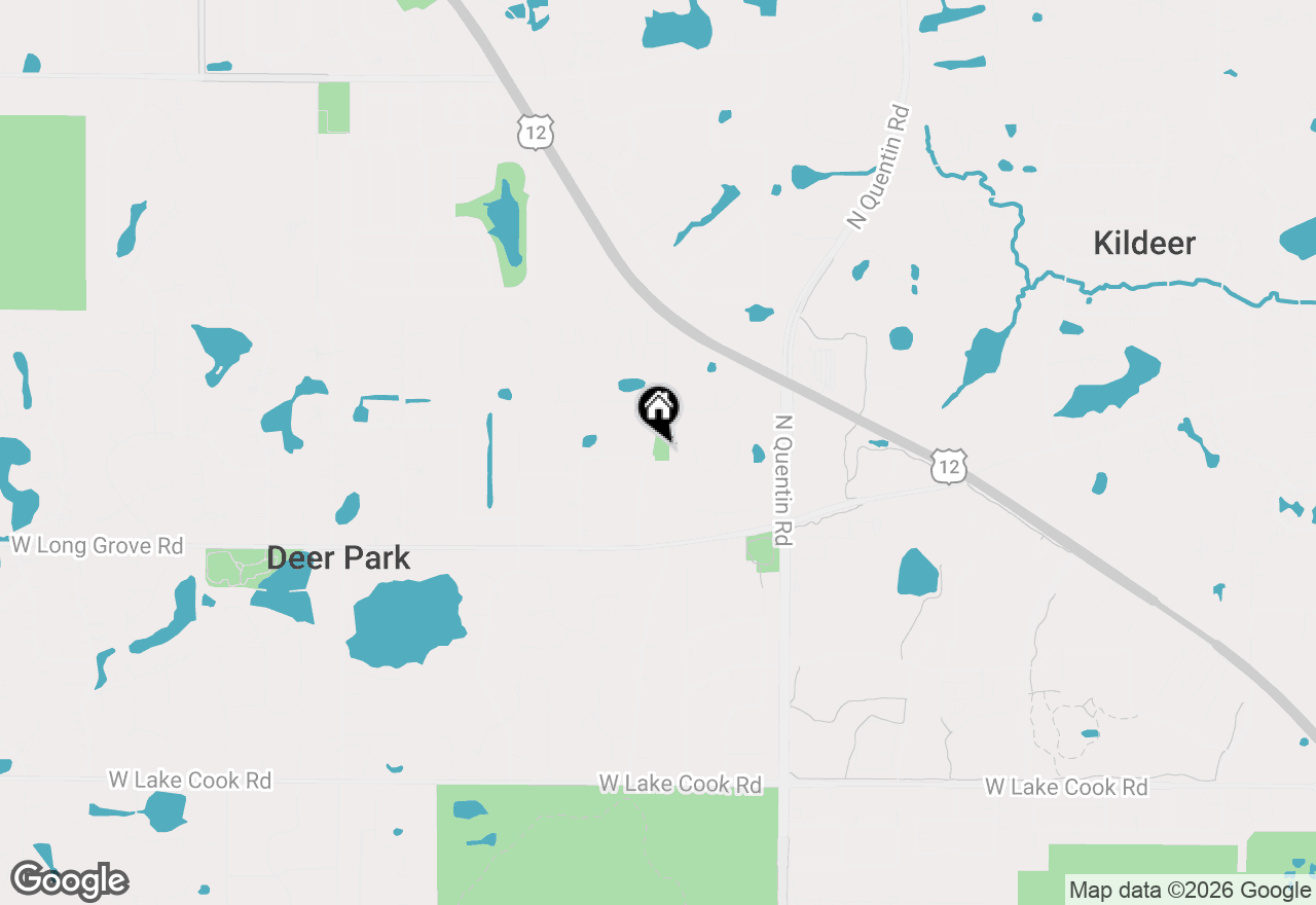 Map of 412 Bramble Lane, Deer Park, IL 60010