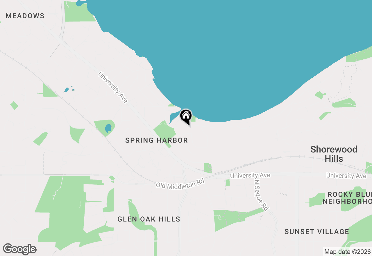 Map of 5109 Lake Mendota Drive, Madison, WI 53705