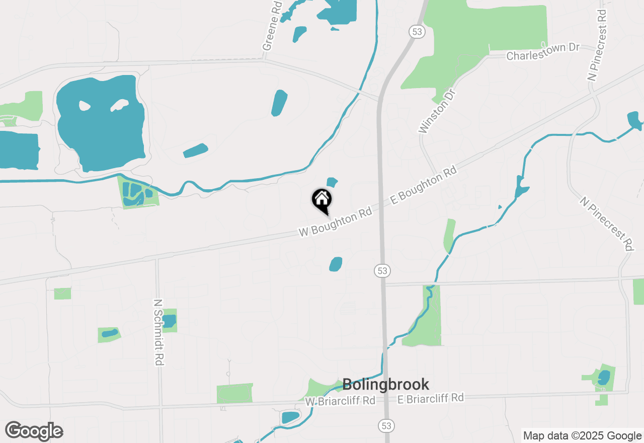 Map of 4 Alleghany Court, Bolingbrook, IL 60440