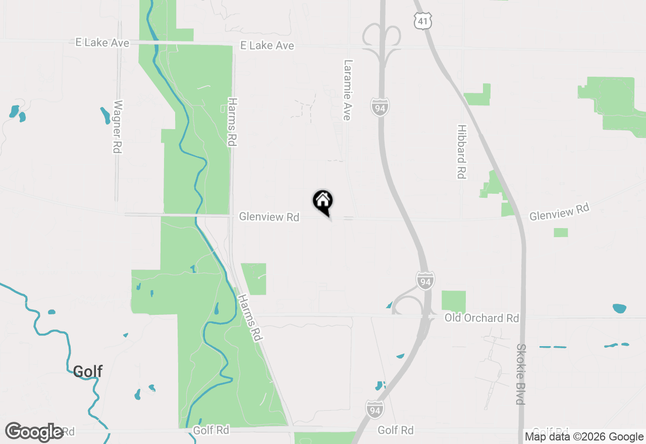 Map of 205 Glenview Road, Glenview, IL 60025