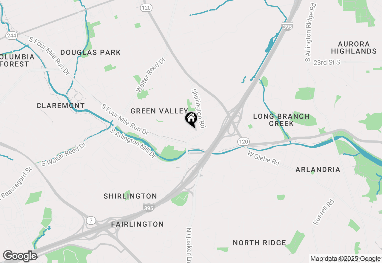 Map of 2559 S Kenmore Court, Arlington, VA 22206