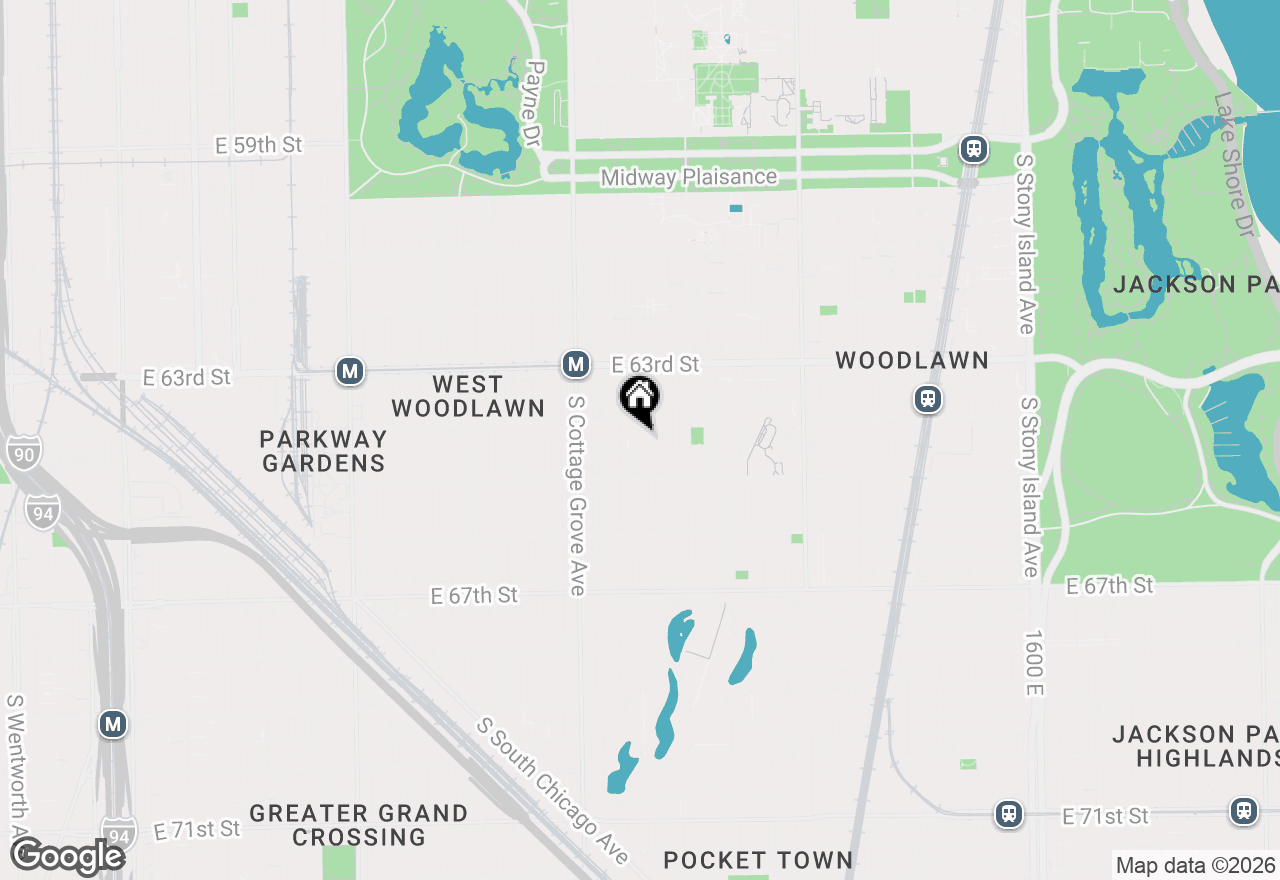 Map of 6418 S Drexel Avenue, Chicago, IL 60637