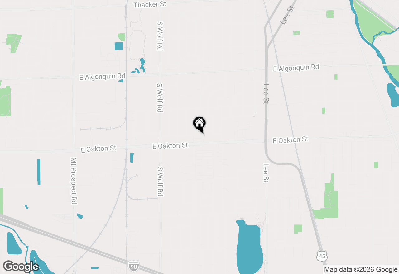 Map of 826 Fairmont Court, Des Plaines, IL 60018