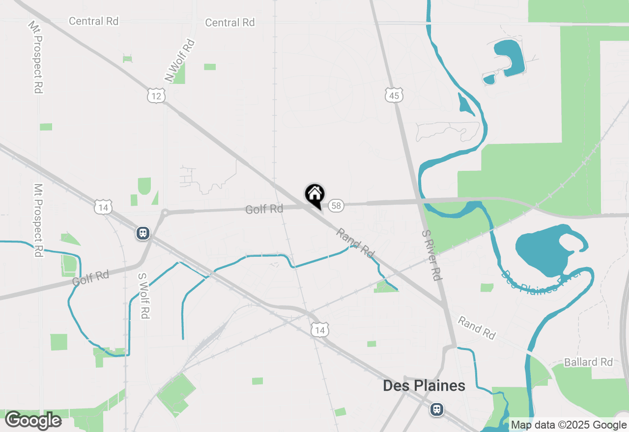 Map of 1215 N Rand Road, Des Plaines, IL 60018