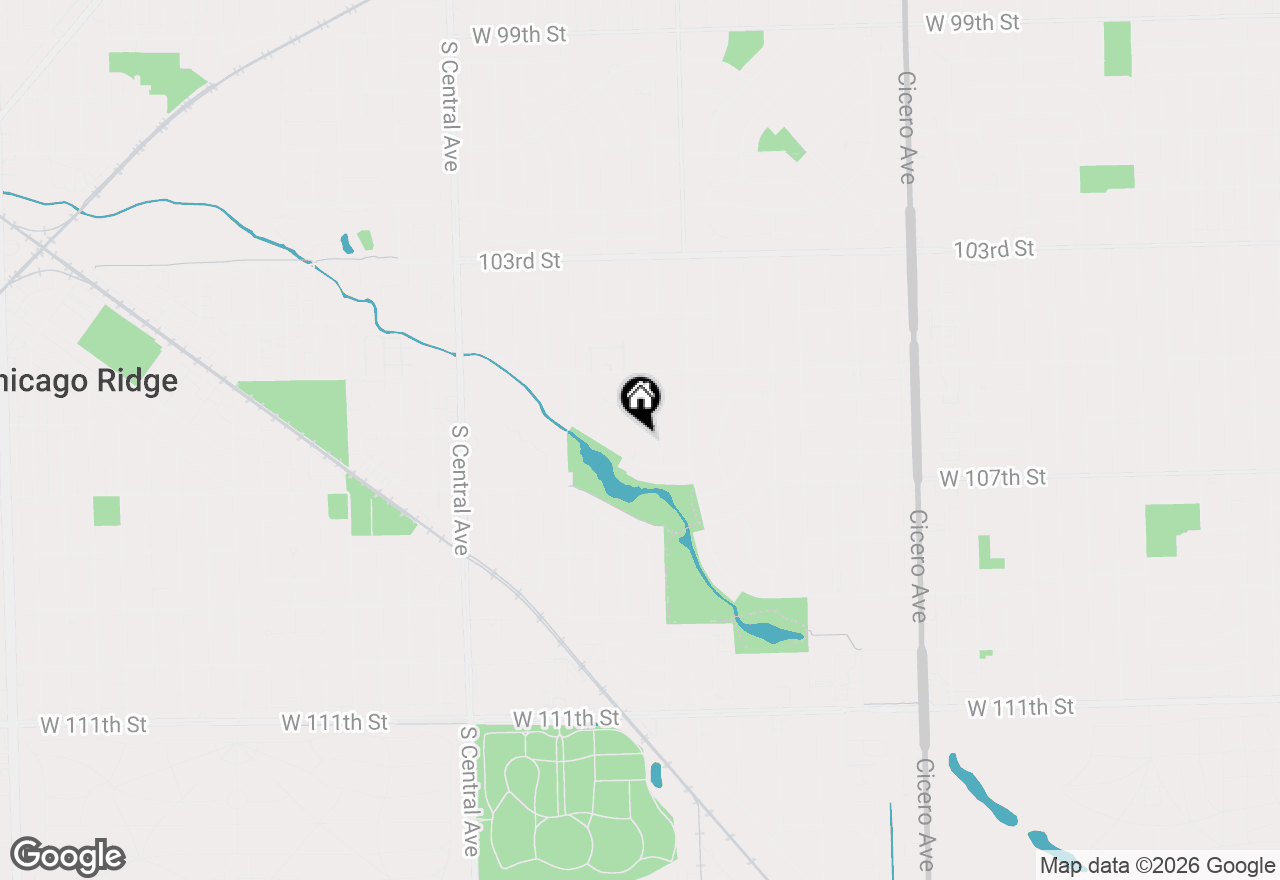 Map of 10620 Lockwood Avenue, Oak Lawn, IL 60453