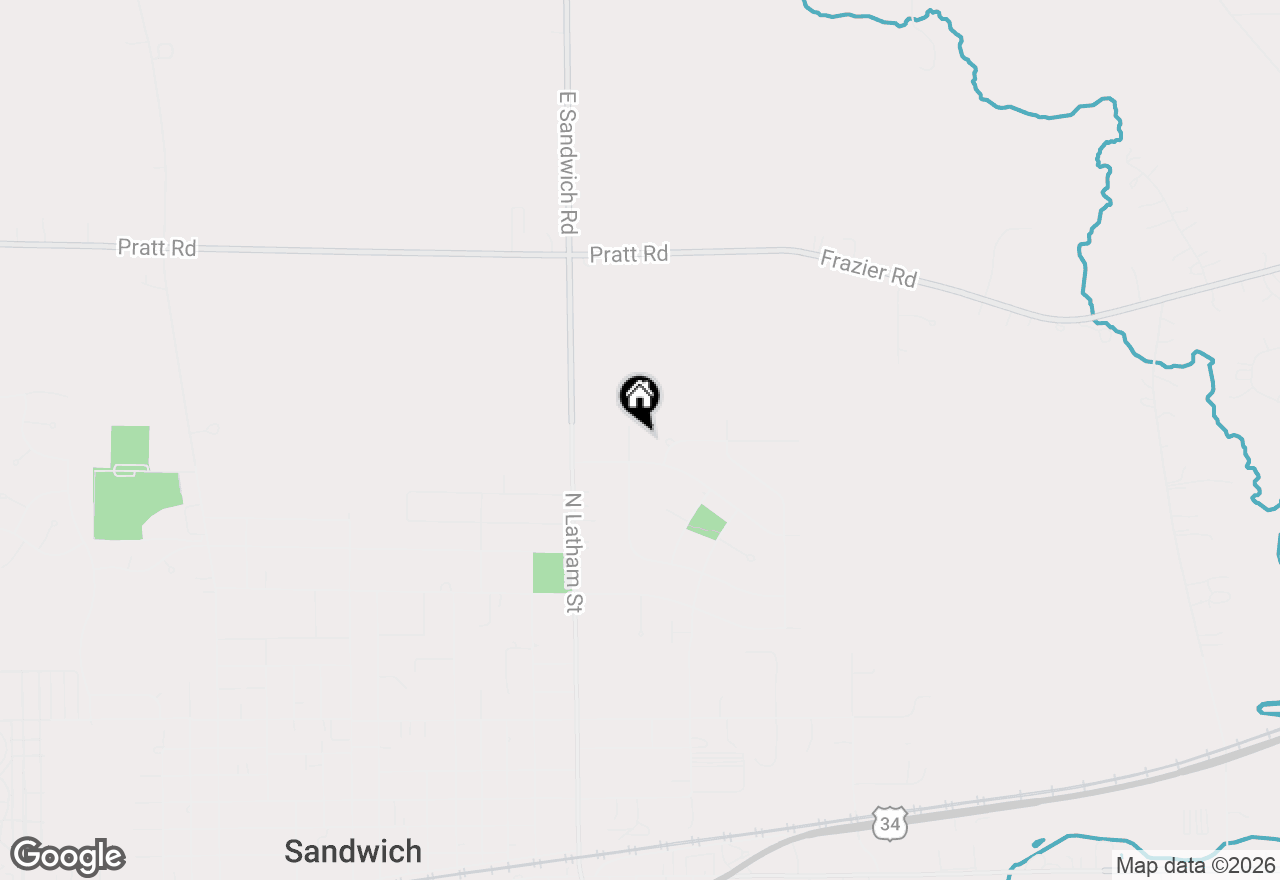Map of 1438 Anthony Lane #1438, Sandwich, IL 60548