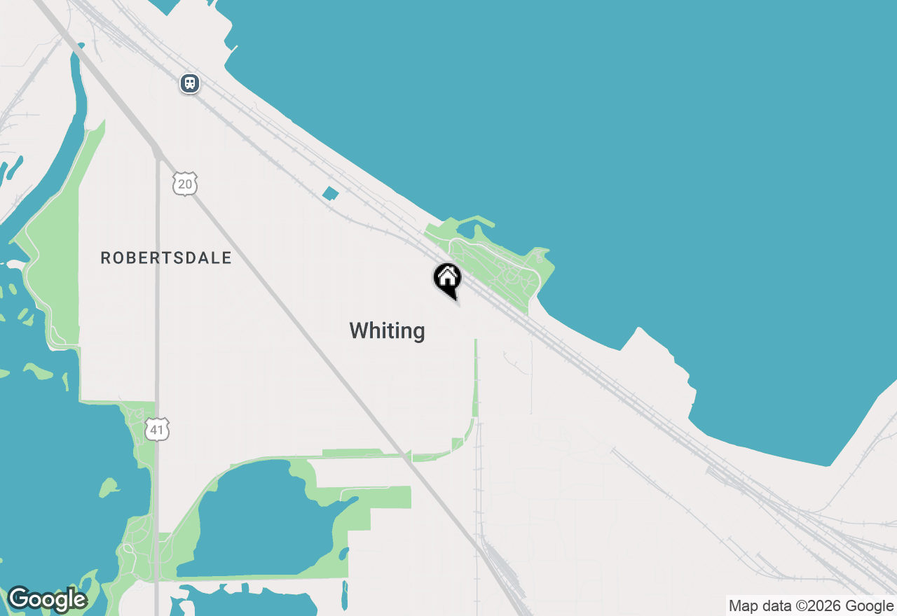 Map of 1600 Center Street, Whiting, IN 46394