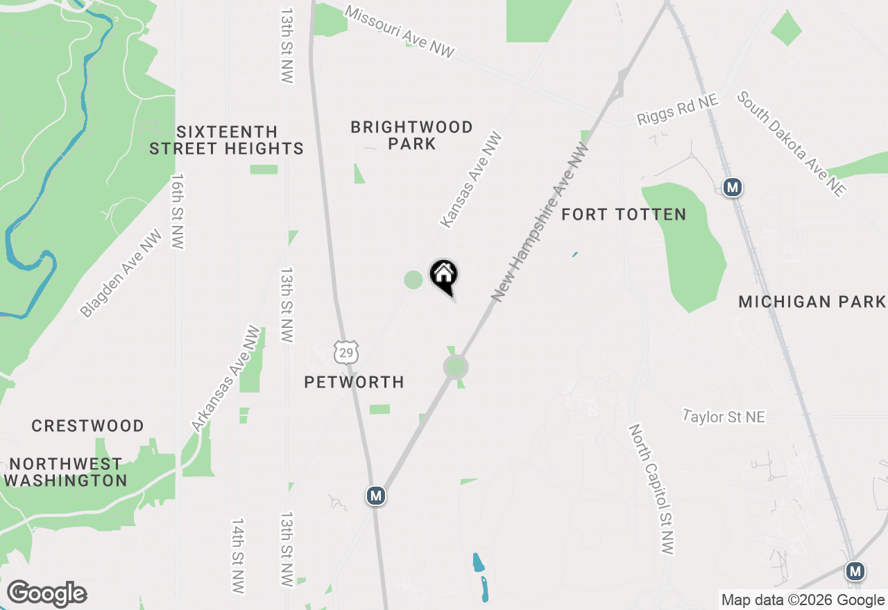 Map of 512 Buchanan Street Nw, Washington, DC 20011
