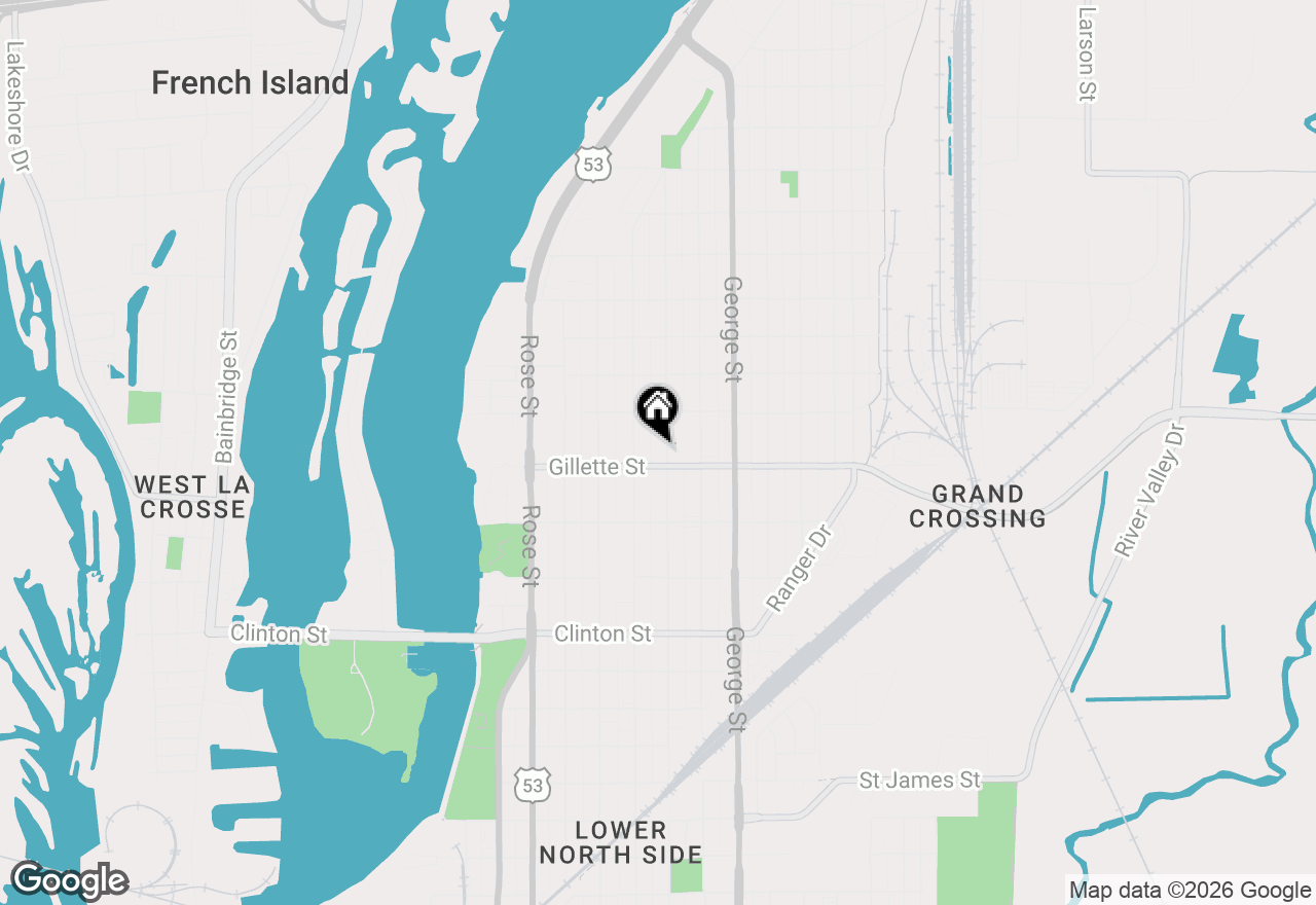 Map of 1611 Charles St #1613, La Crosse, WI 54603