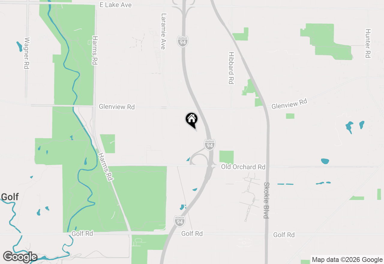 Map of 124 Lockerbie Lane, Wilmette, IL 60091