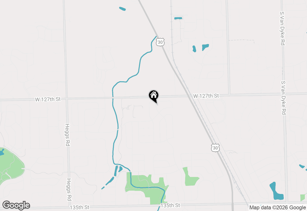 Map of 12716 Meadow Lane, Plainfield, IL 60585