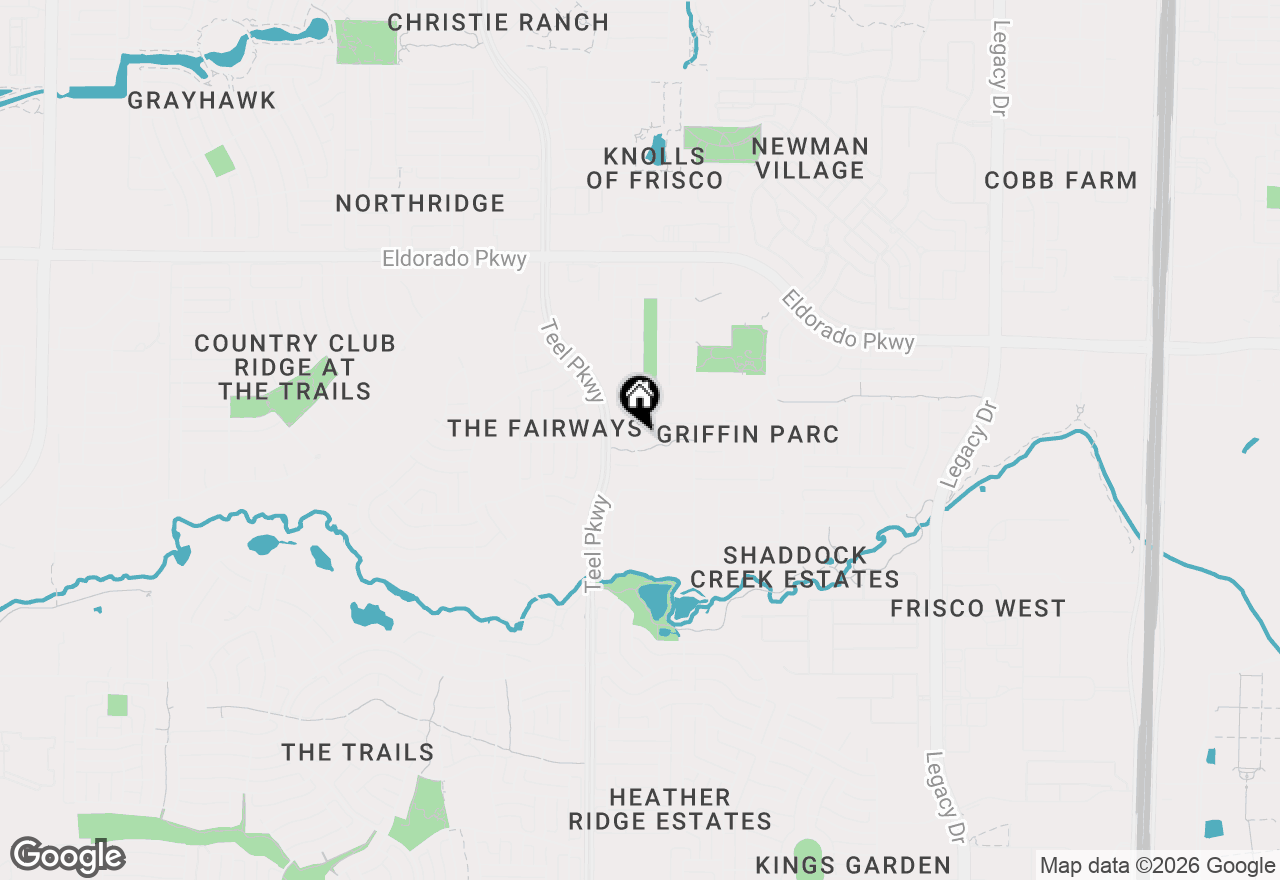 Map of 3220 Munstead Trail, Frisco, TX 75033