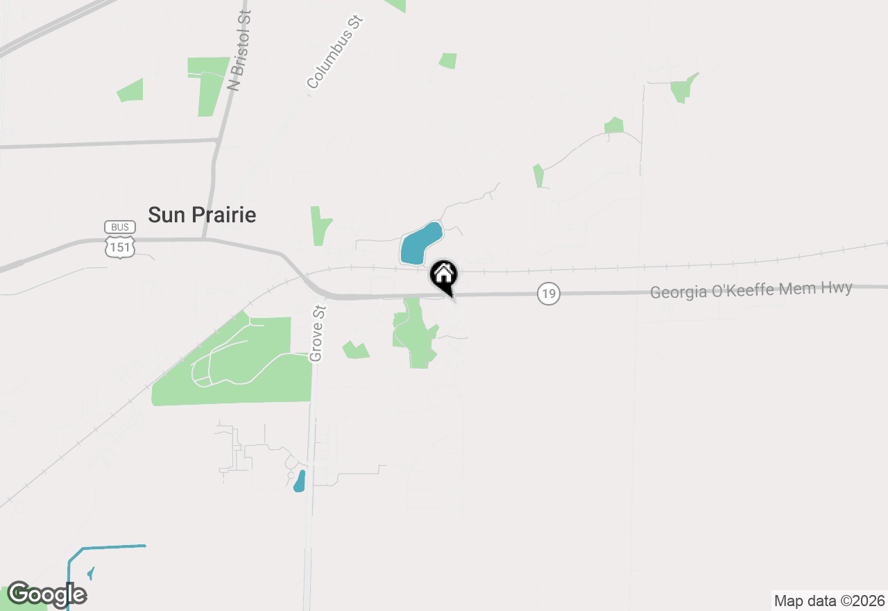 Map of 204 S Musket Ridge Drive, Sun Prairie, WI 53590