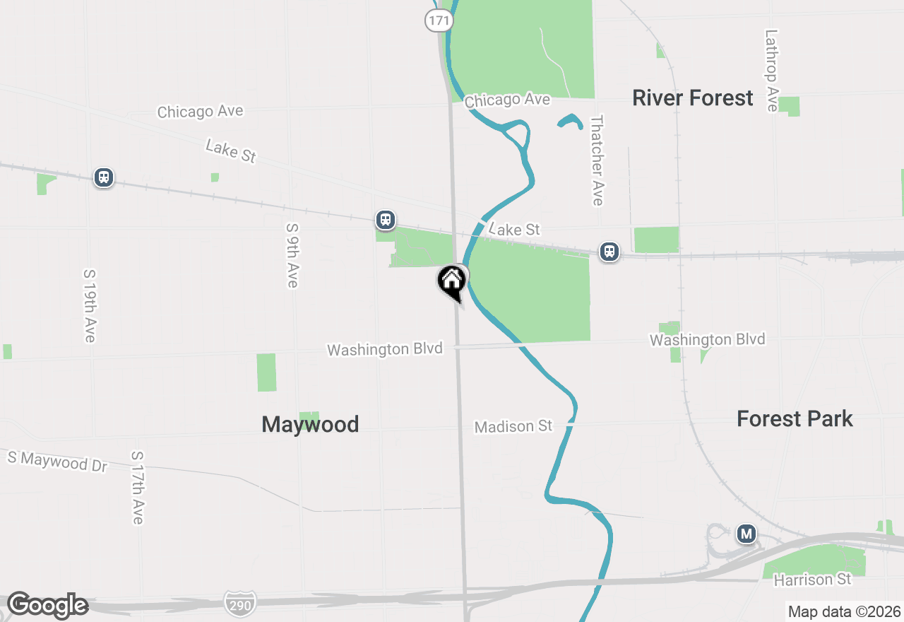 Map of 400 S 1st Avenue, Maywood, IL 60153
