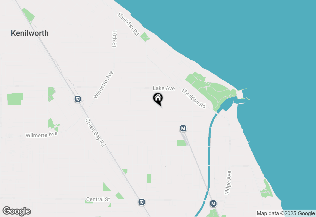 Map of 622 6th Street, Wilmette, IL 60091