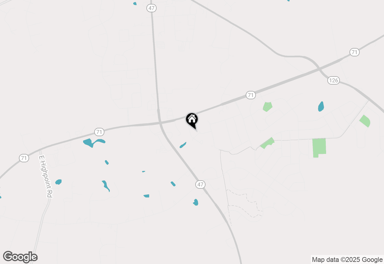 Map of 2068 Muirfield Drive, Yorkville, IL 60560