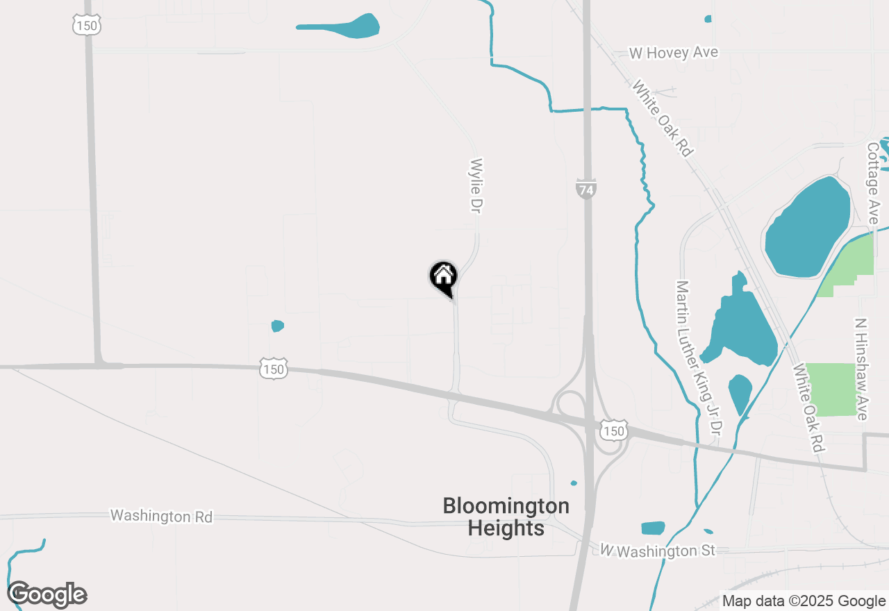 Map of 1044 Wylie Drive, Bloomington, IL 61705