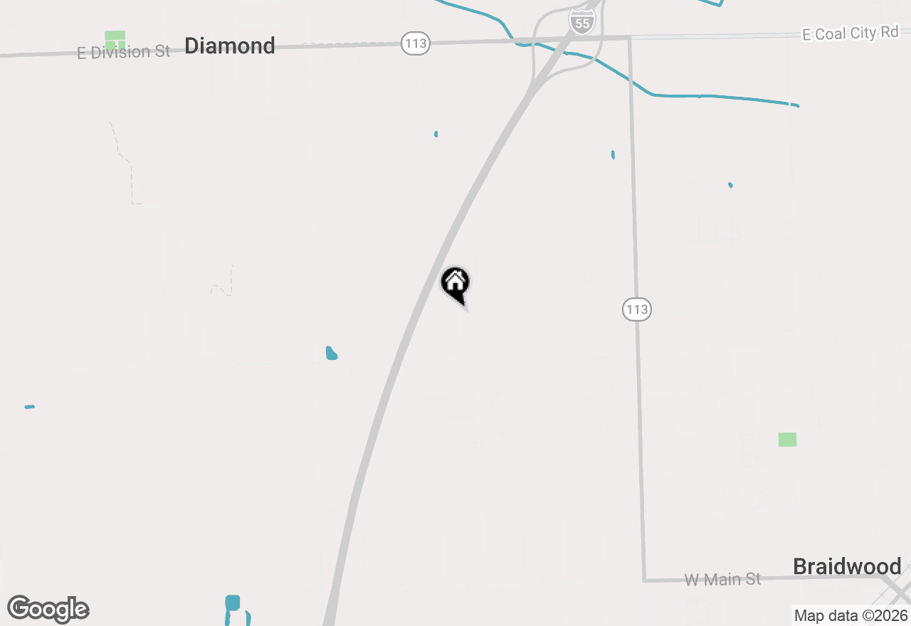 Map of 828 Blackhawk Drive, Braidwood, IL 60408