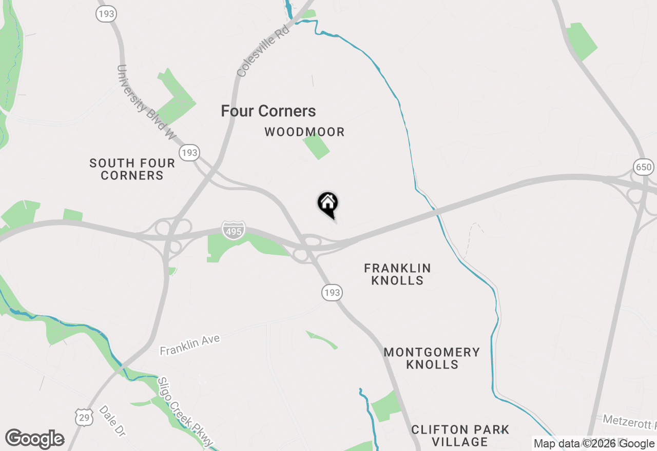 Map of 9714 Nassau Lane, Silver Spring, MD 20901