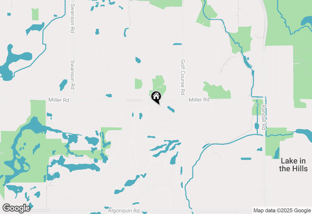 Map of 1197 Ridgewood Circle, Lake In The Hills, IL 60156