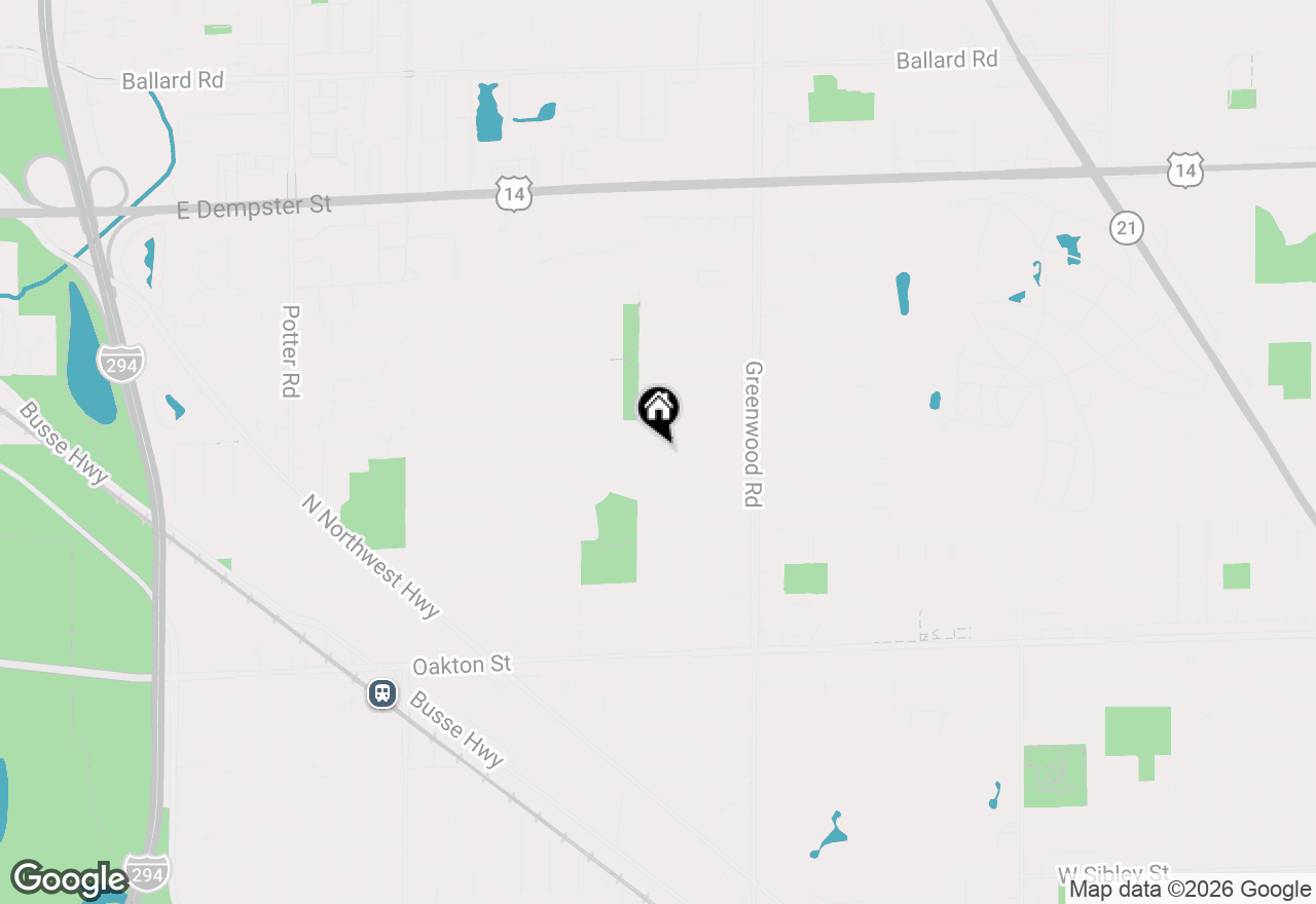 Map of 8332 N Knight Avenue, Niles, IL 60714