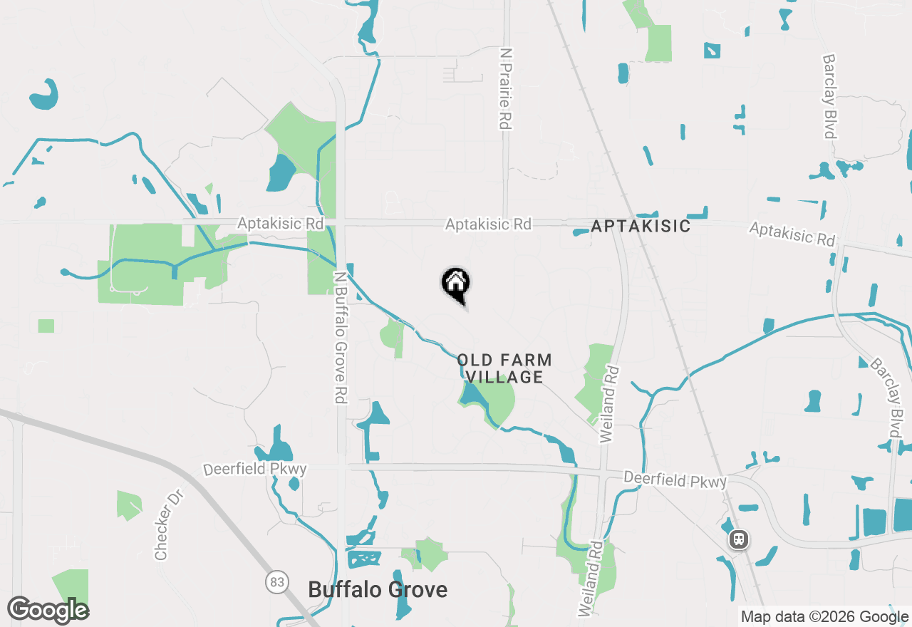 Map of 90 Copperwood Drive, Buffalo Grove, IL 60089