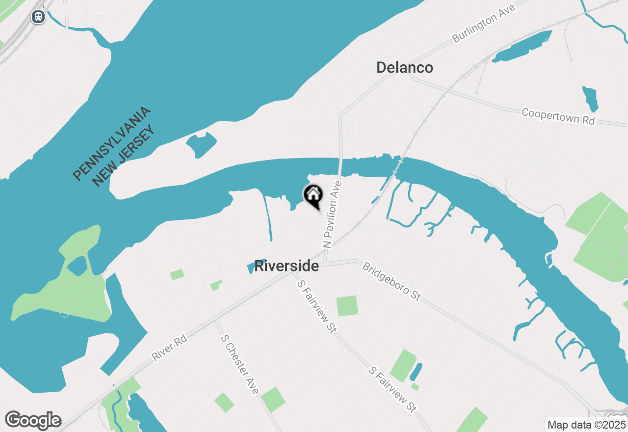 Map of 35 Polk Street, Riverside, NJ 08075